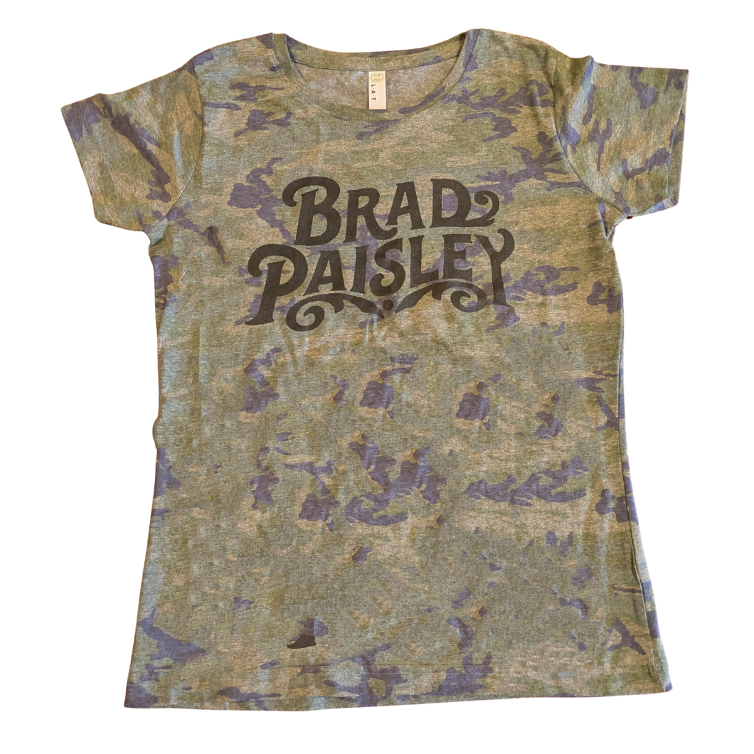 Brad Paisley Ladies Camo Tee