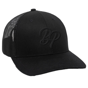 Black on Black BP Trucker Hat